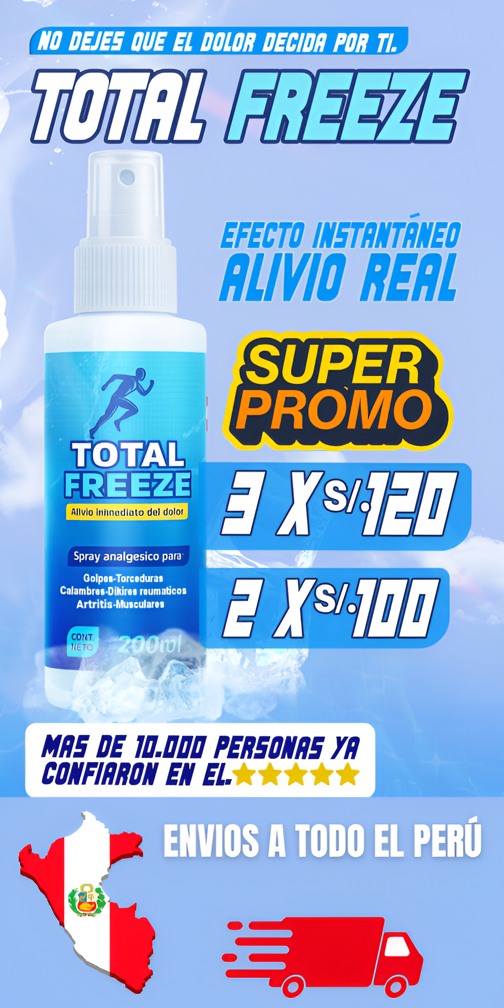 <b>OTAL FREEZE MAX™- SPRAY ANALGÉSICO</b>