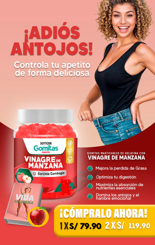 Gomitas de vinagre de manzana