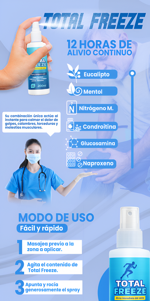 <b>OTAL FREEZE MAX™- SPRAY ANALGÉSICO</b>