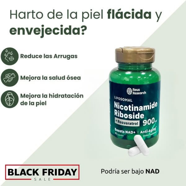 Nicotinamida + Resveratrol: Vitalidad y Juventud