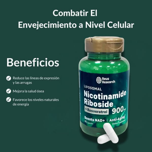 Nicotinamida + Resveratrol: Vitalidad y Juventud