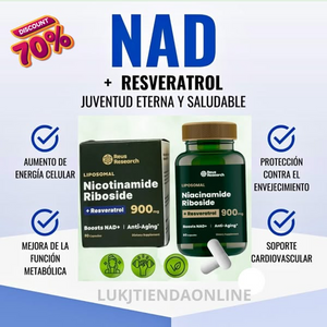 Nicotinamida + Resveratrol: Vitalidad y Juventud