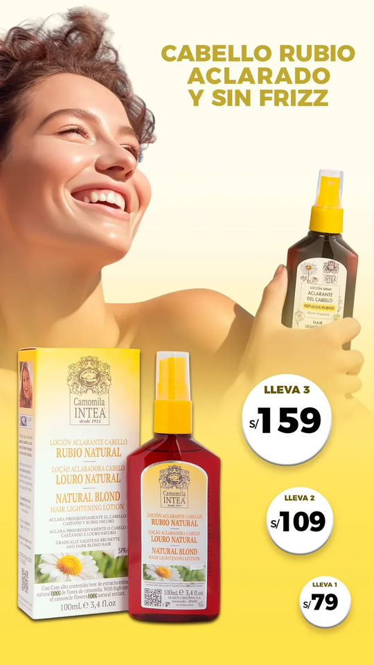 CAMOMILA INTEA-ACLARANTE NATURAL PARA EL CABELLO