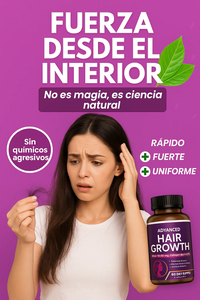 HAIR GROWHT- FORTALECE, ESTIMULA Y RECUPERA TU CABELLO