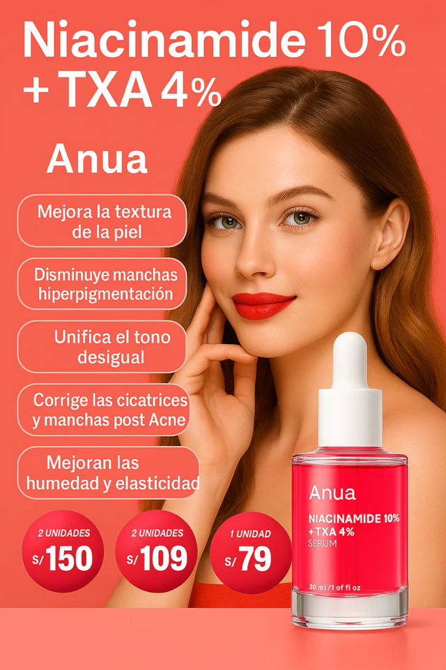 SERUM ANUA - Niacinamida 10% TXA 4%