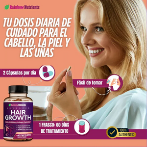HAIR GROWHT- FORTALECE, ESTIMULA Y RECUPERA TU CABELLO