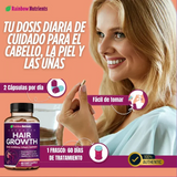 HAIR GROWHT- FORTALECE, ESTIMULA Y RECUPERA TU CABELLO
