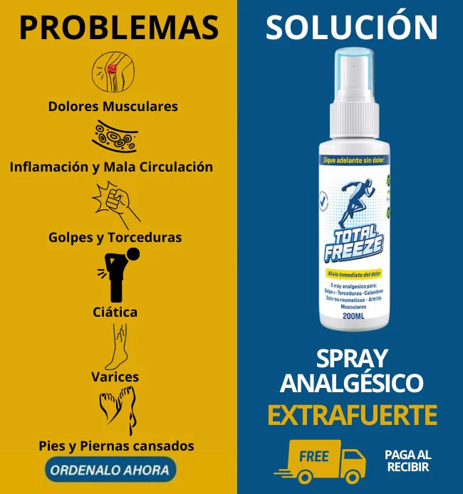 <b>OTAL FREEZE MAX™- SPRAY ANALGÉSICO</b>