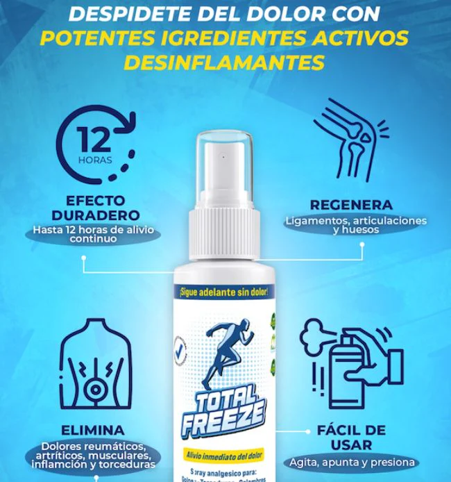 <b>OTAL FREEZE MAX™- SPRAY ANALGÉSICO</b>